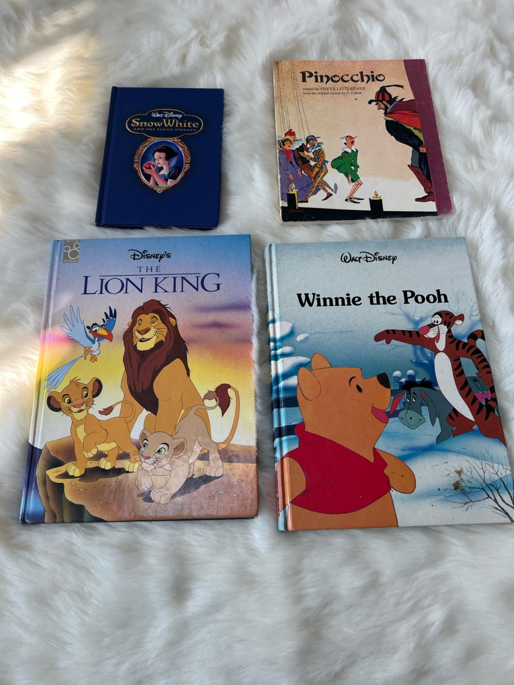 Children’s story books,Winne the Pooh ,lion King Snow White Pinocchio